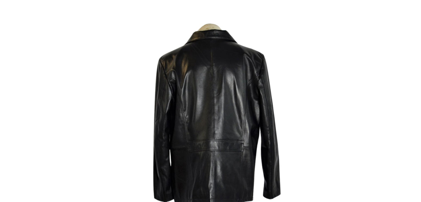 1631-2
Leather Car Coat