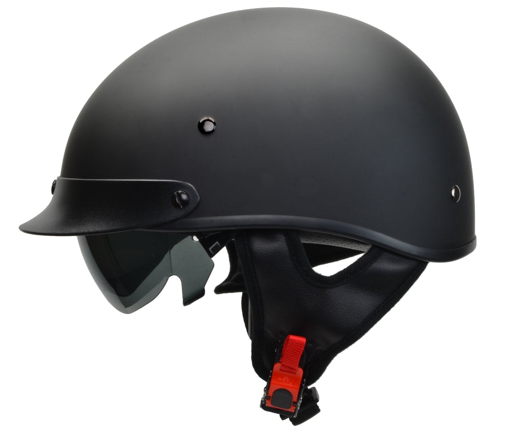 cool motorcycle helmet half Vega Warrior Half Helmet, Size: Large
