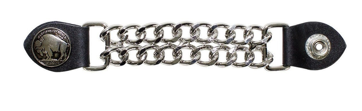 Vest Extender W/ Nickled Buffalo Head Graphic Vest Extender