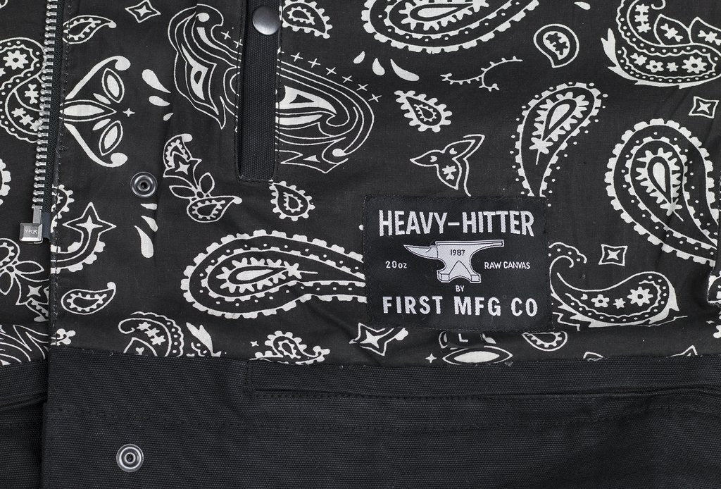 Fairfax Men Motorcycle Vest in Canvas