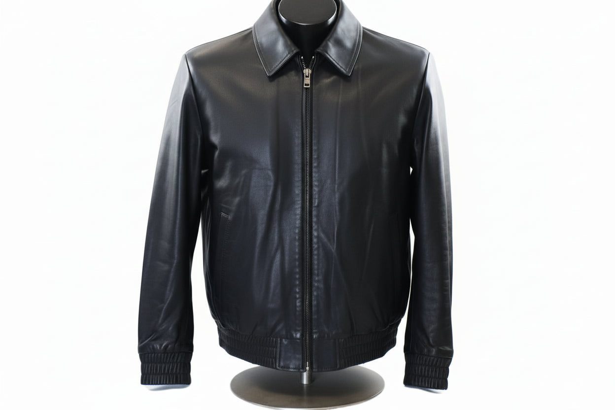 EVERY Premium Black Jacket Leather Thomas Jacket - Small