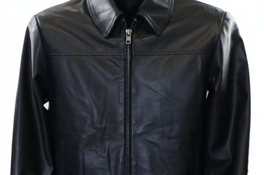 mens classic black bomber jacket