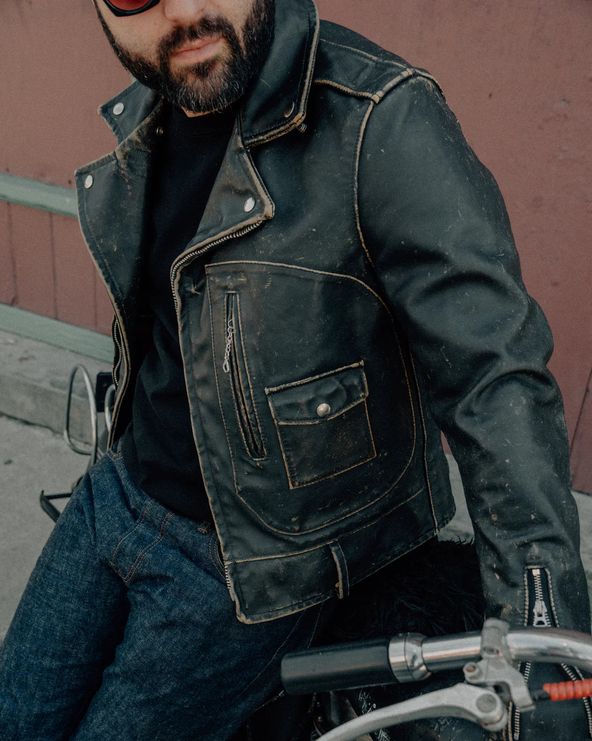 "The Bikeriders" Vintaged Vandals Motorcycle Jacket