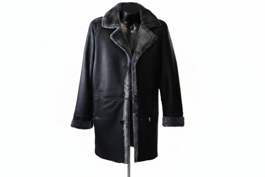 men shearling coat