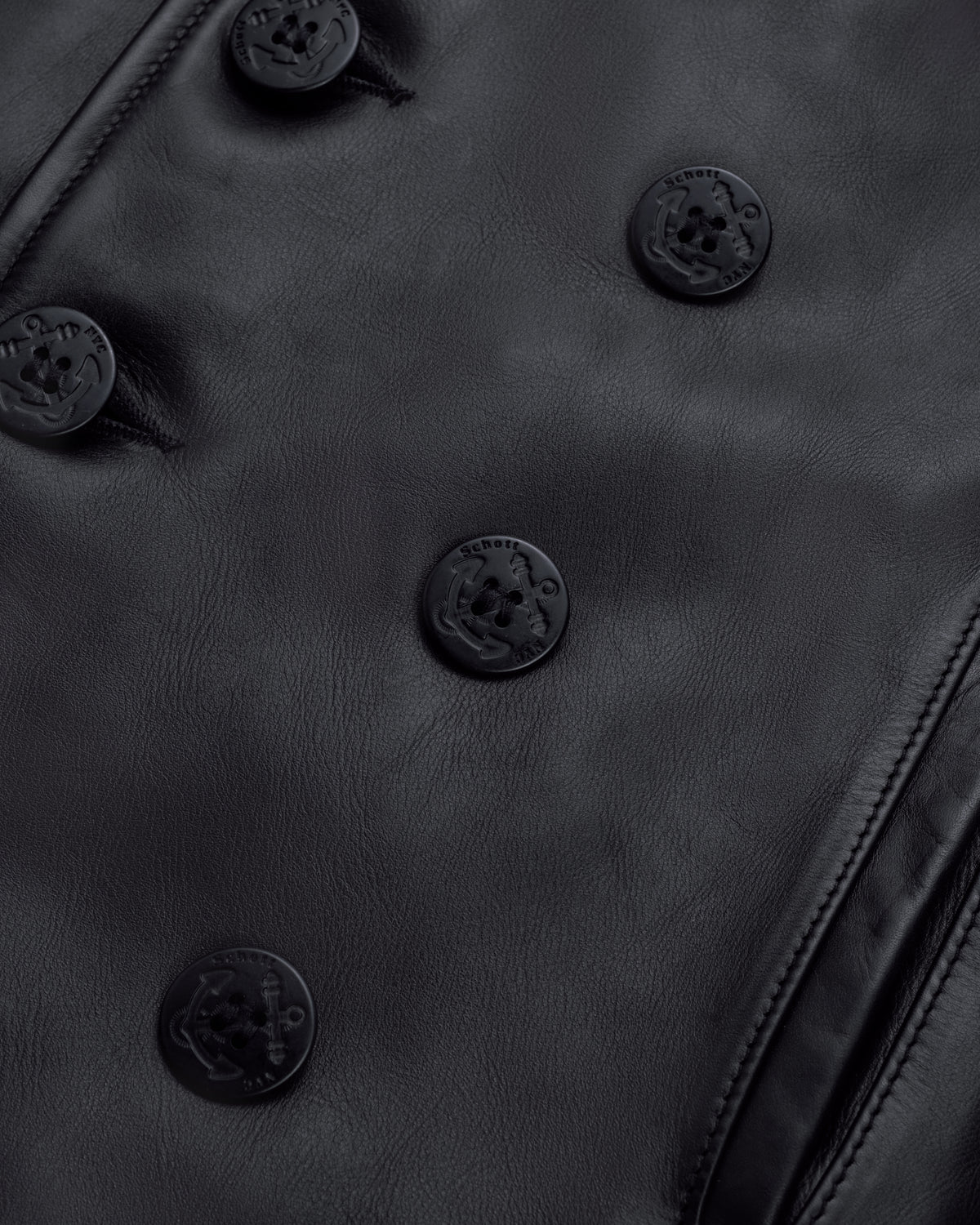 Schott Leather Naval Pea Coat