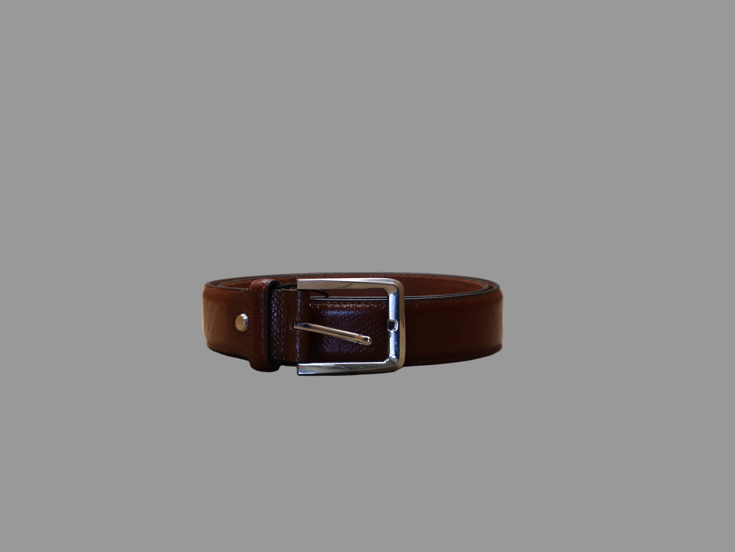 men leather belt light brown