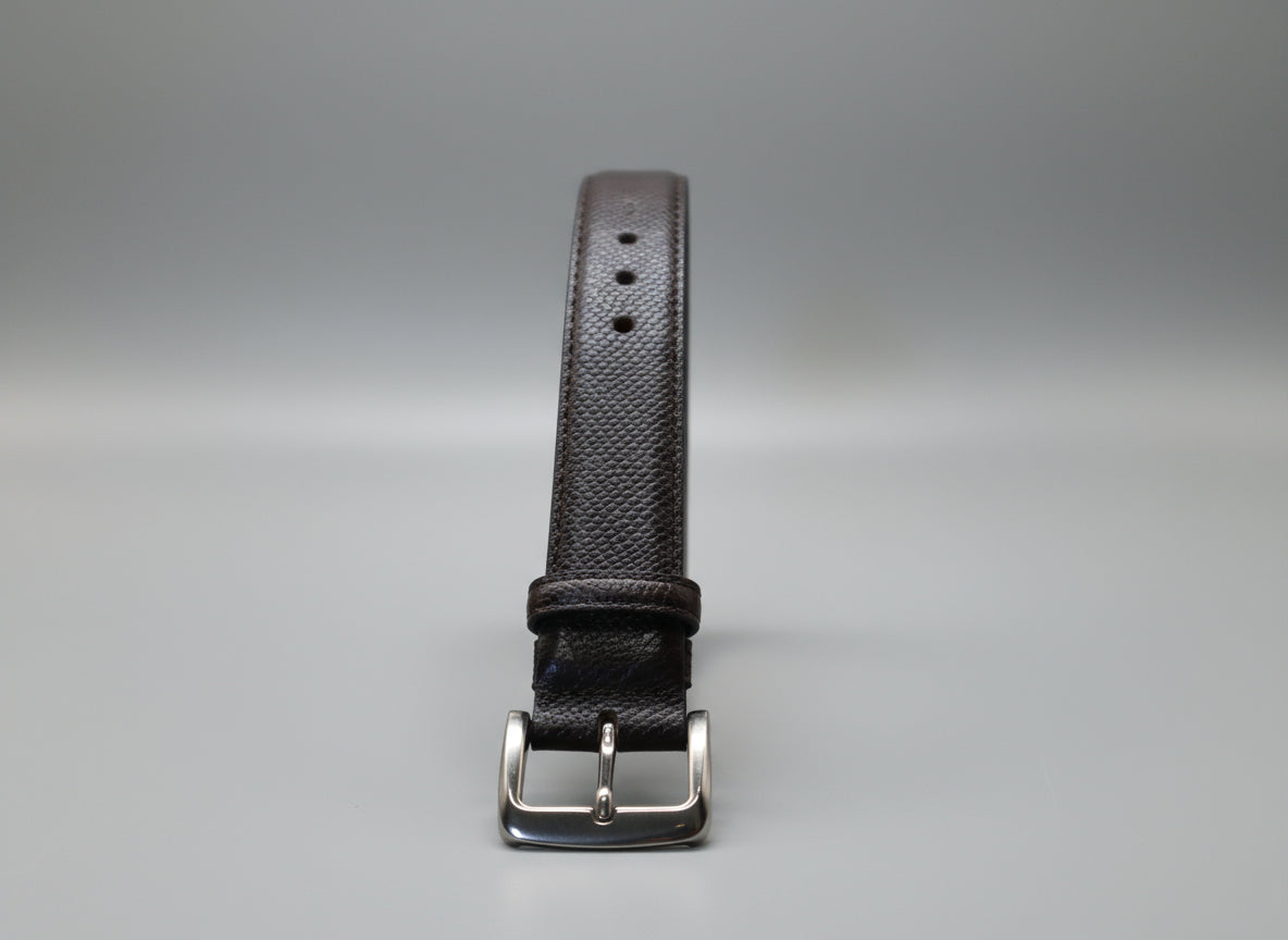 men brown leather belt with texture top