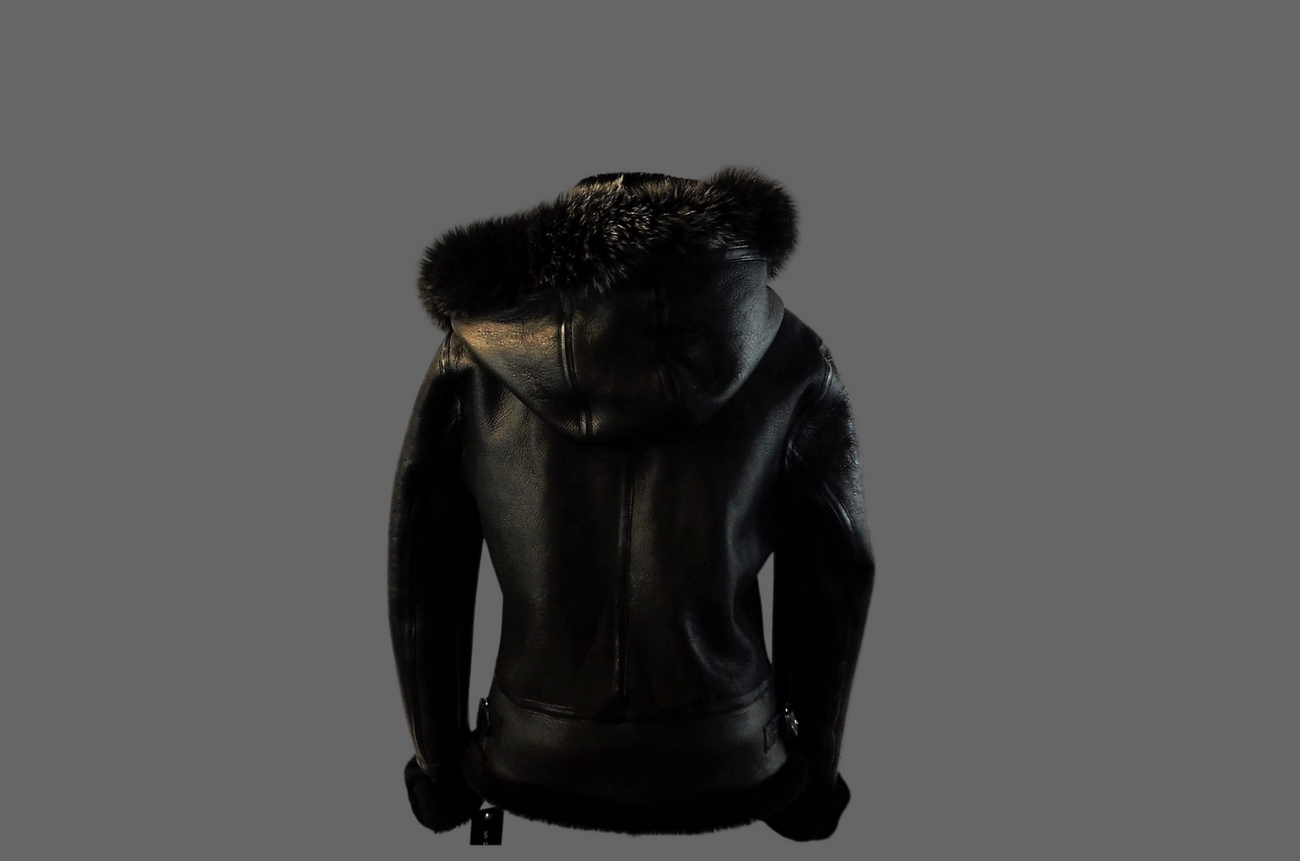 Women Original Shearling  with hood and detactable fur
