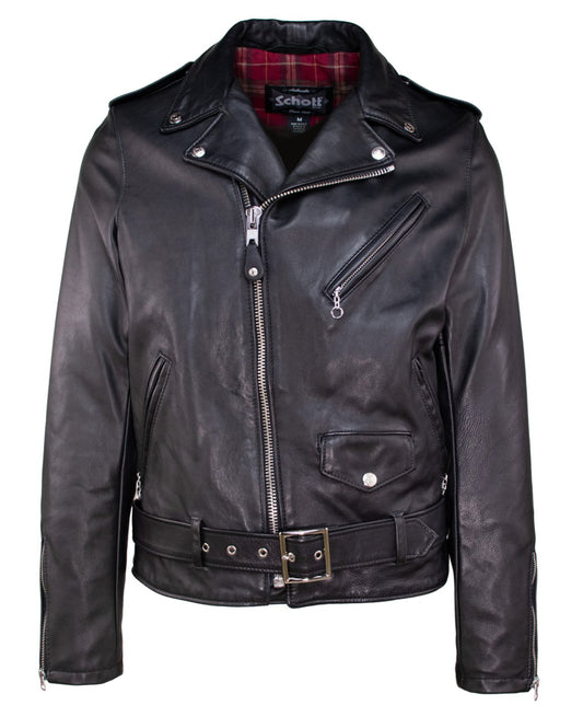 Vintaged Fitted Cowhide Leather Motorcycle Jacket