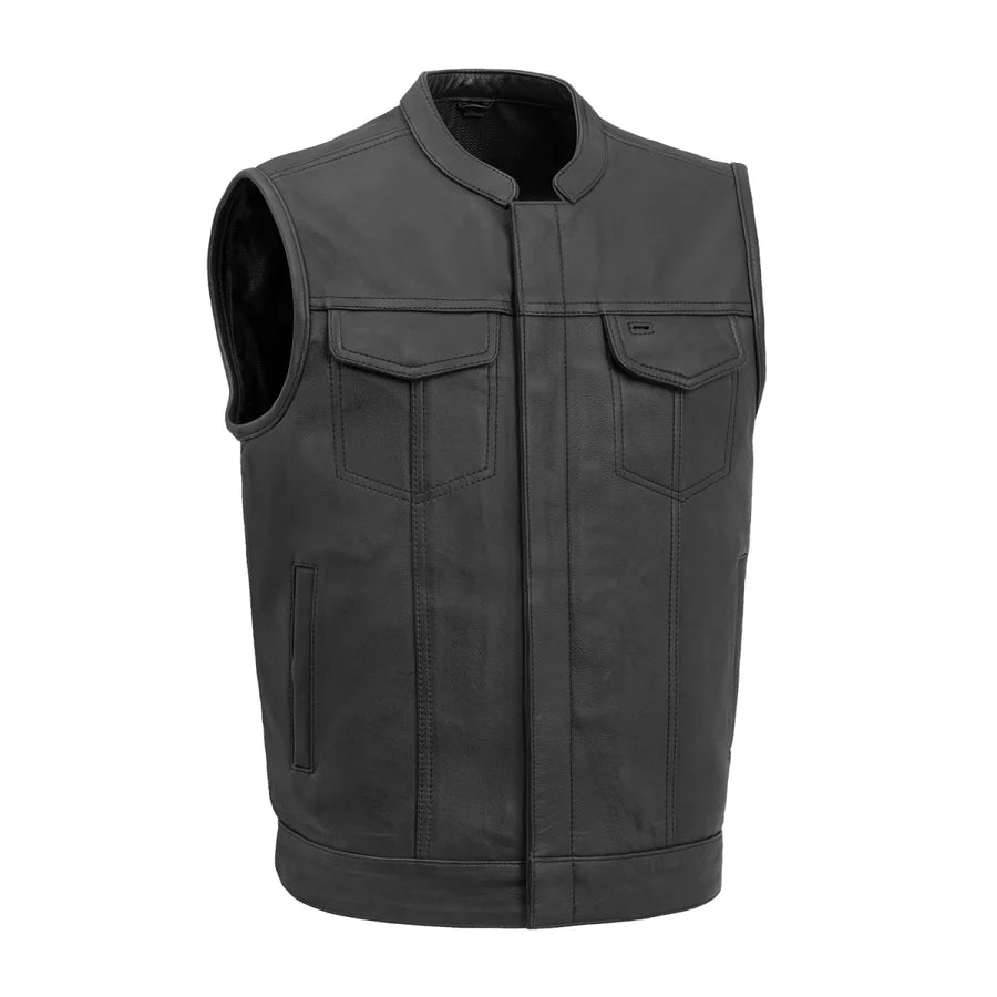 build you own Men Motorcycle  Leather Vest