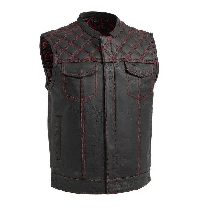 The Roadmaster Men's Motorcycle Leather Vest