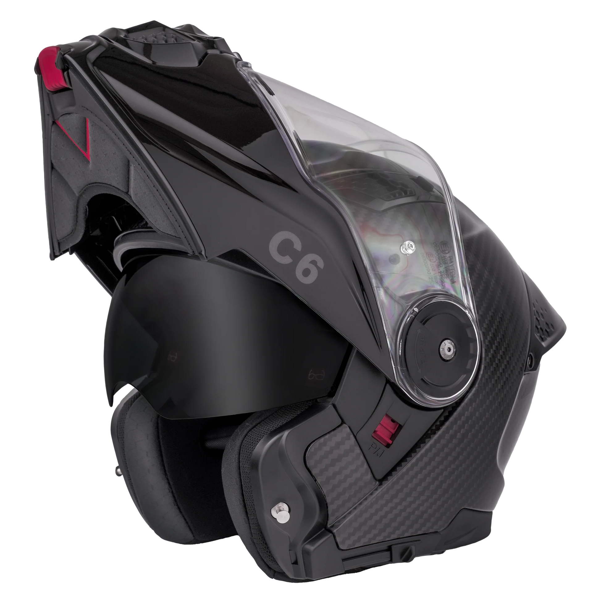 dot certified carbon fiber motorcycle helmets Daytona C6 Grey Carbon Fiber Modular Helmet | DOT & ECE Certified