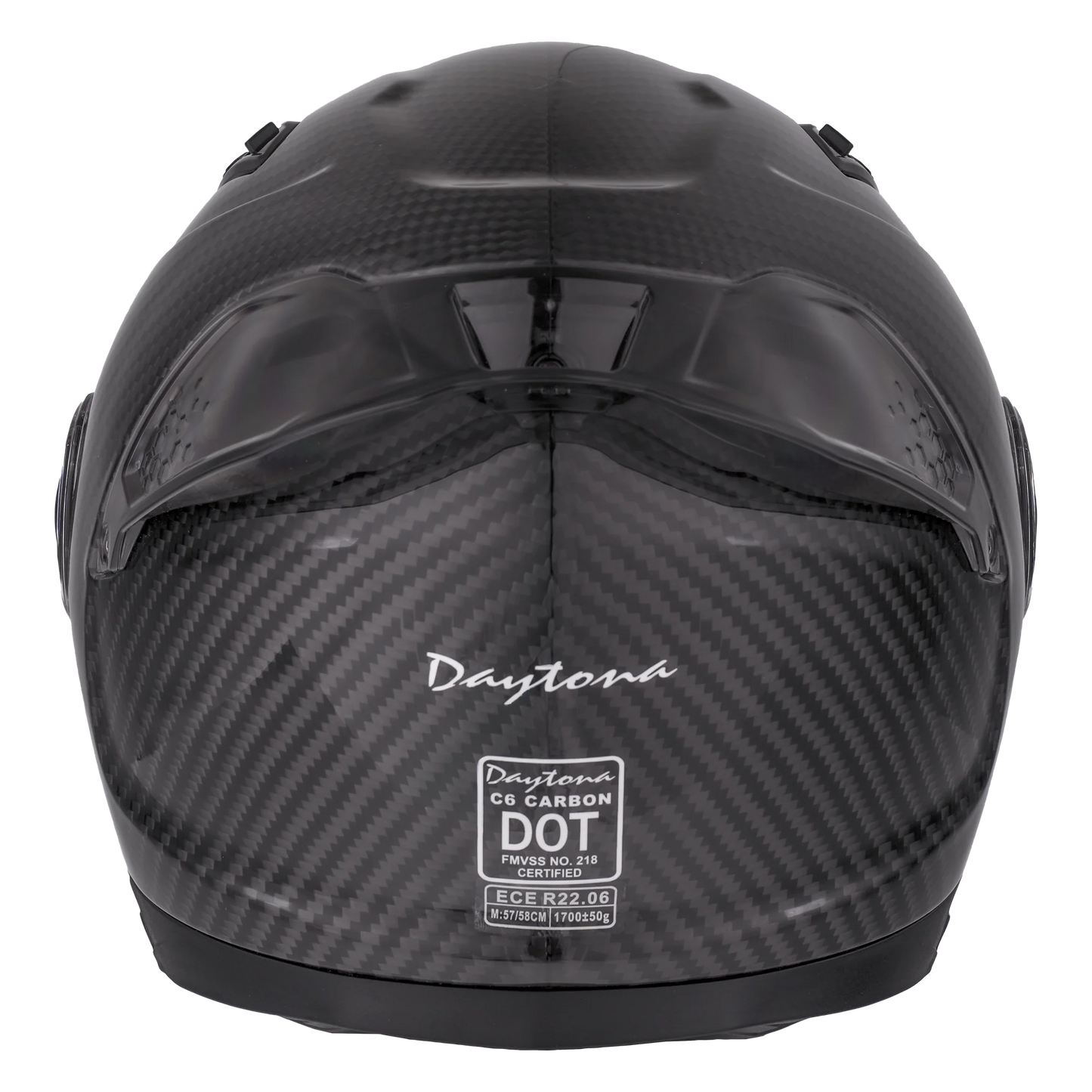 D.O.T. & ECE Daytona C6- Grey Carbon Fiber