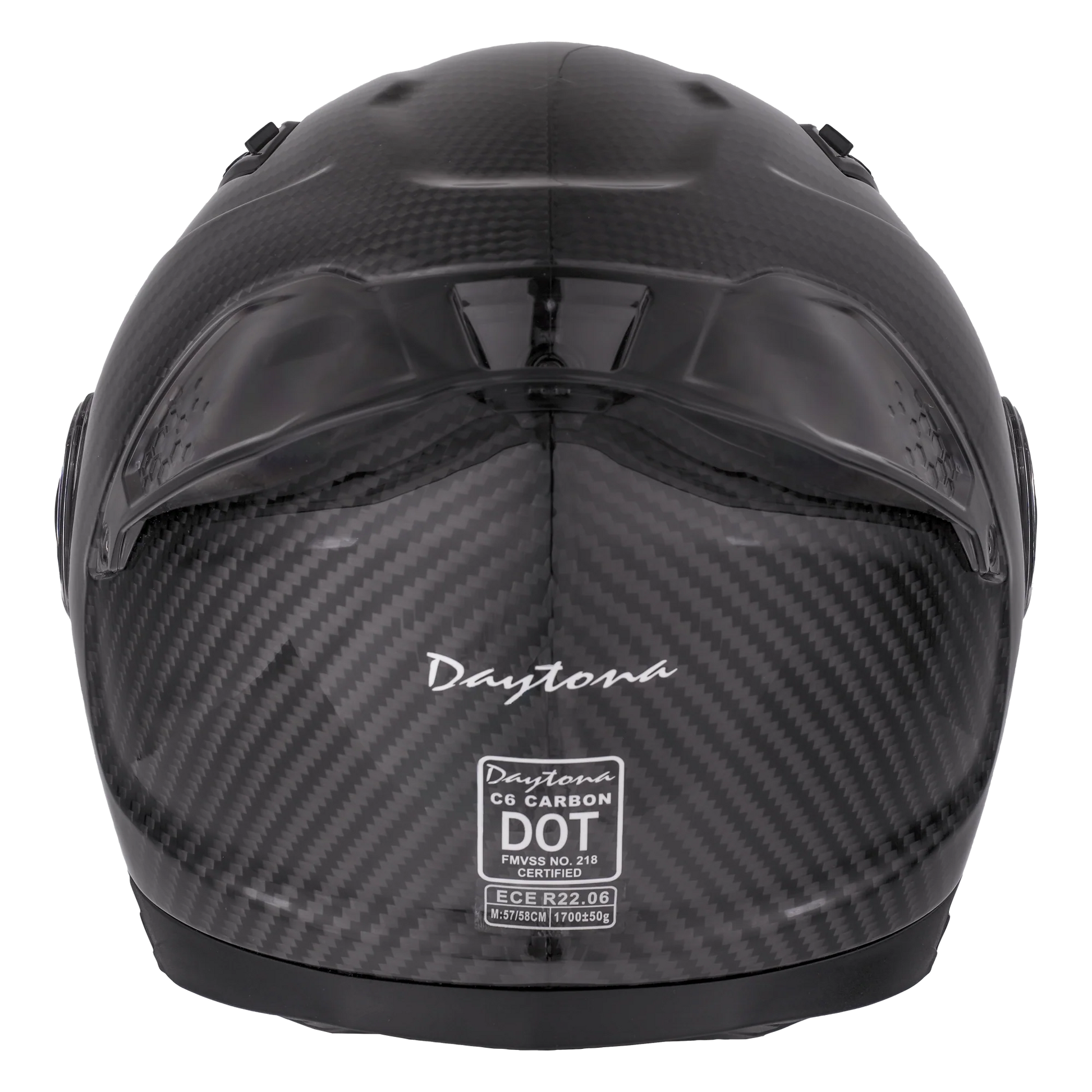 Daytona C6 Grey Carbon Fiber Modular Helmet | DOT & ECE Certified