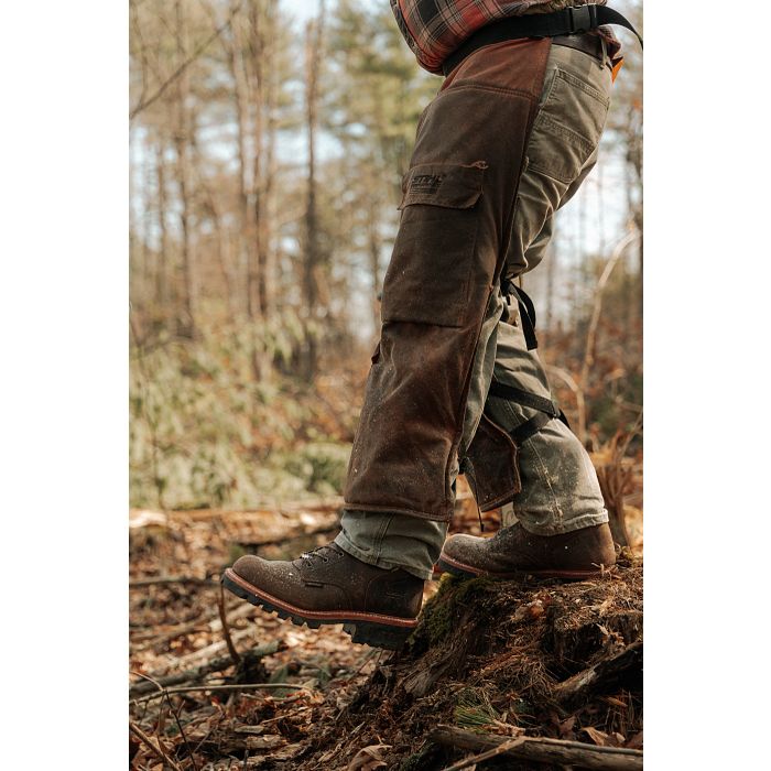 Chippewa Insulated Waterproof Super Logger 9" Work Boots - Steel Toe Brown