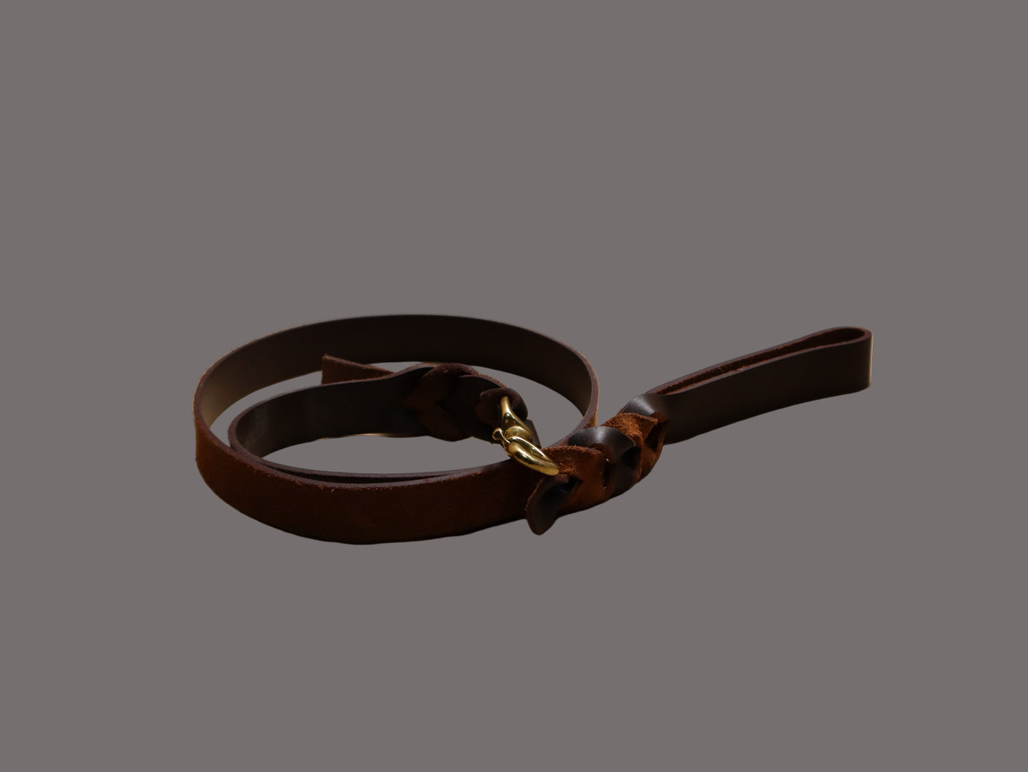 Real Leather Dog Leash