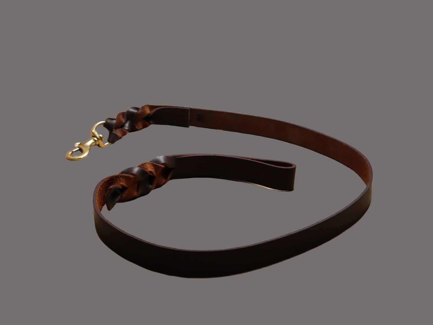 Real Leather Dog Leash