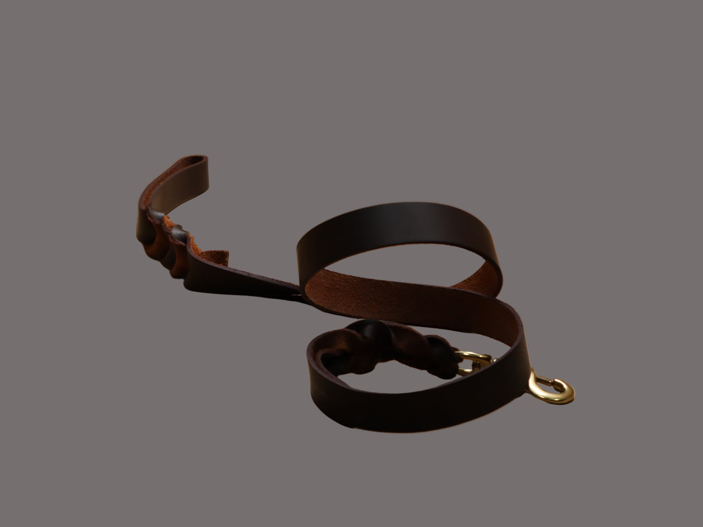 Real Leather Dog Leash