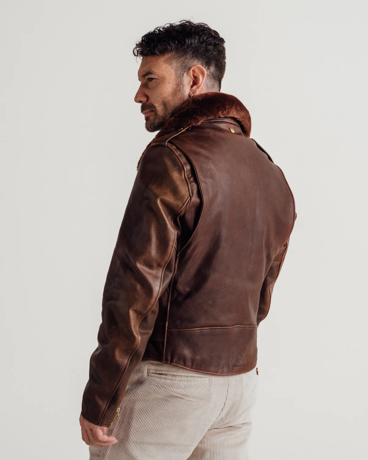 Horween Soft Horsehide Perfecto® Jacket With Detachable Collar