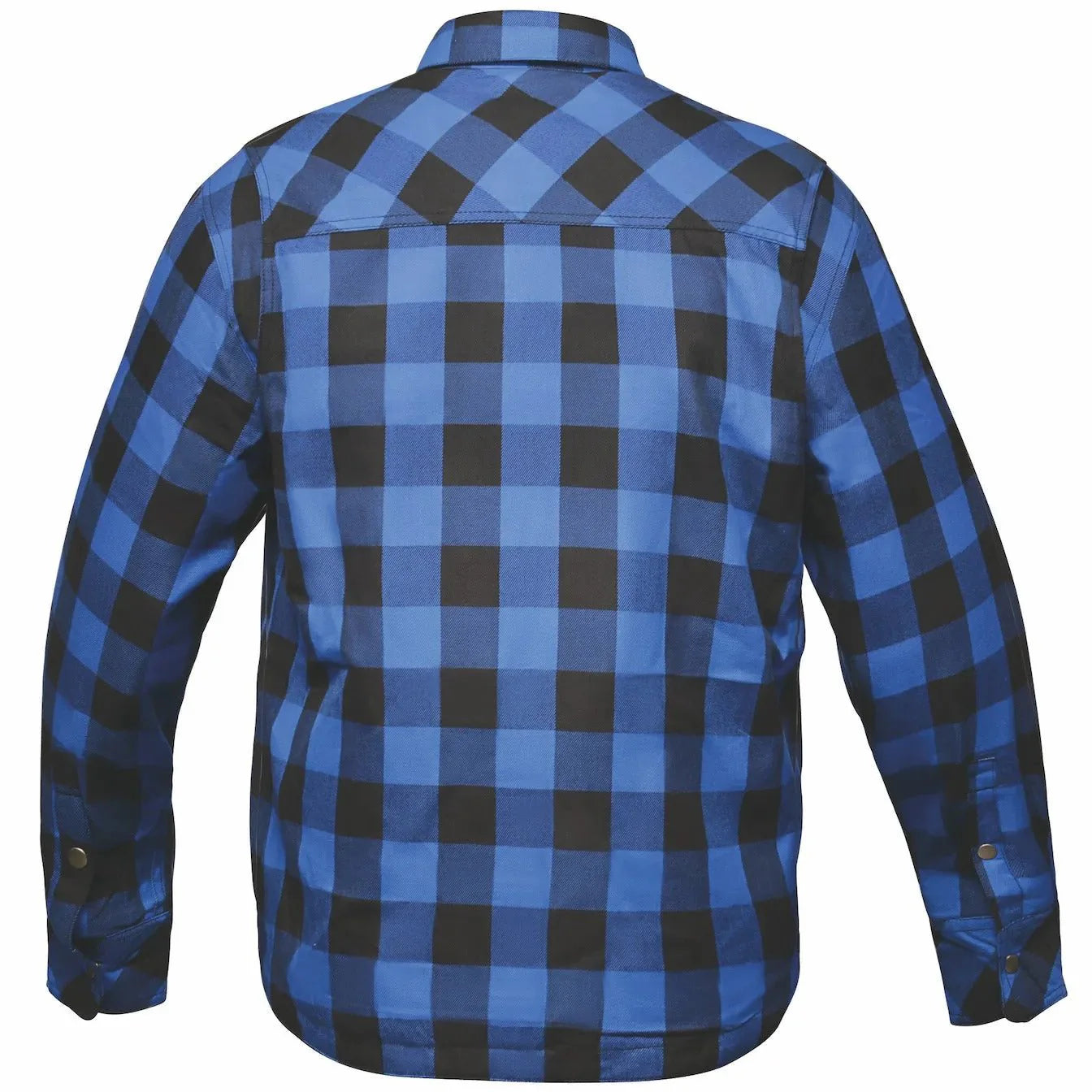 Mens Motorcycle Flannel Jacket with armor