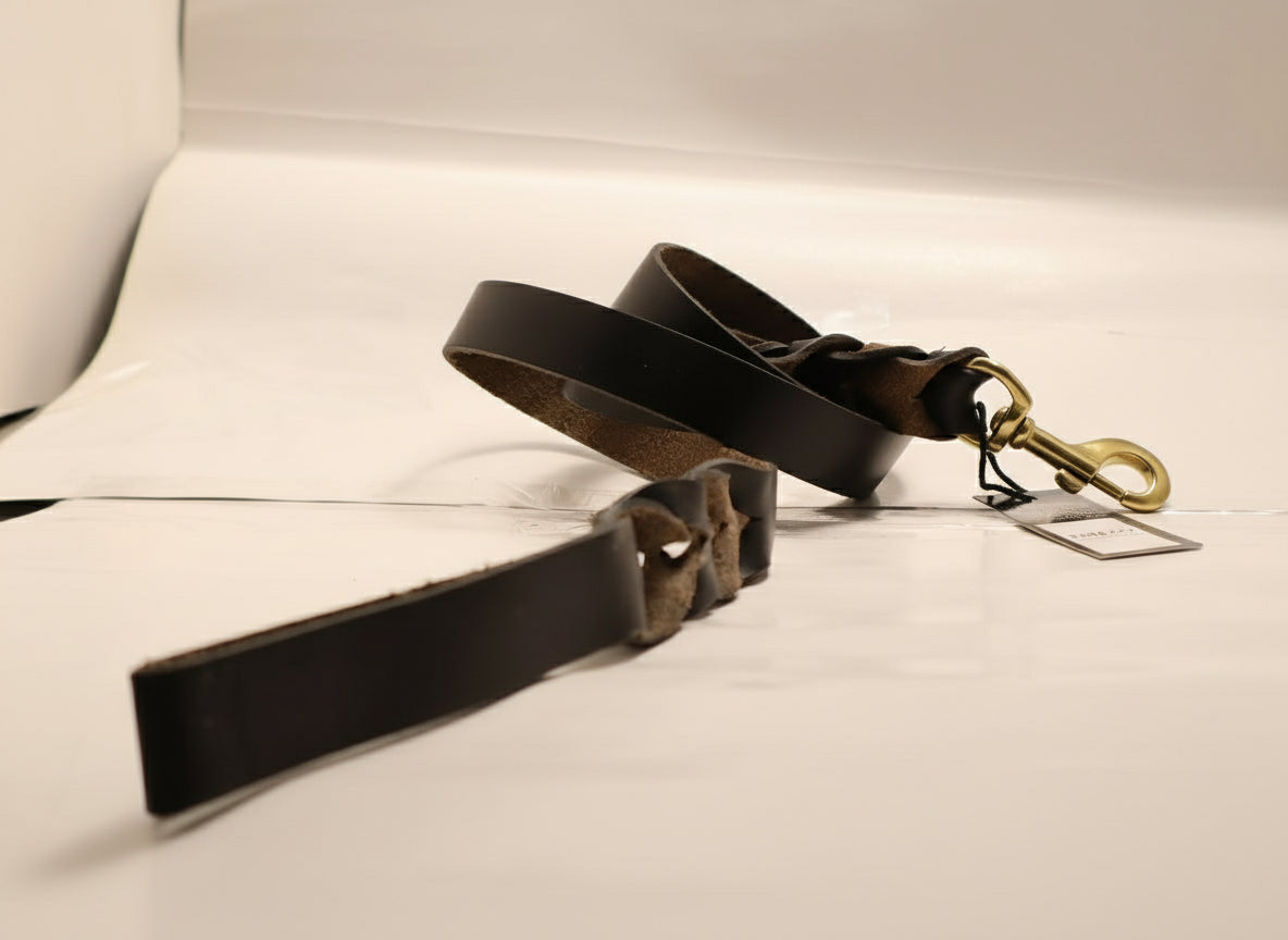 Real Leather Dog Leash