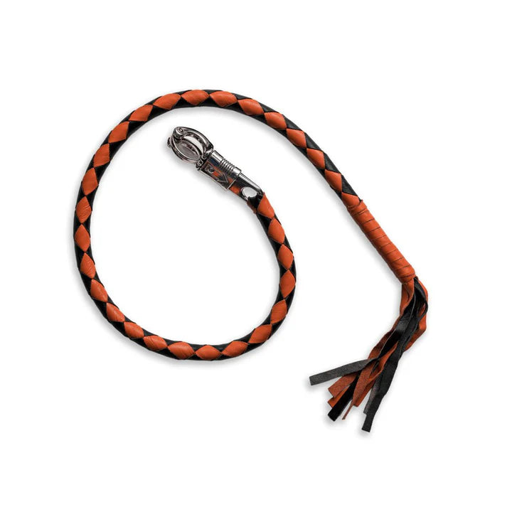 Biker’s Premium Leather Get Back Whip