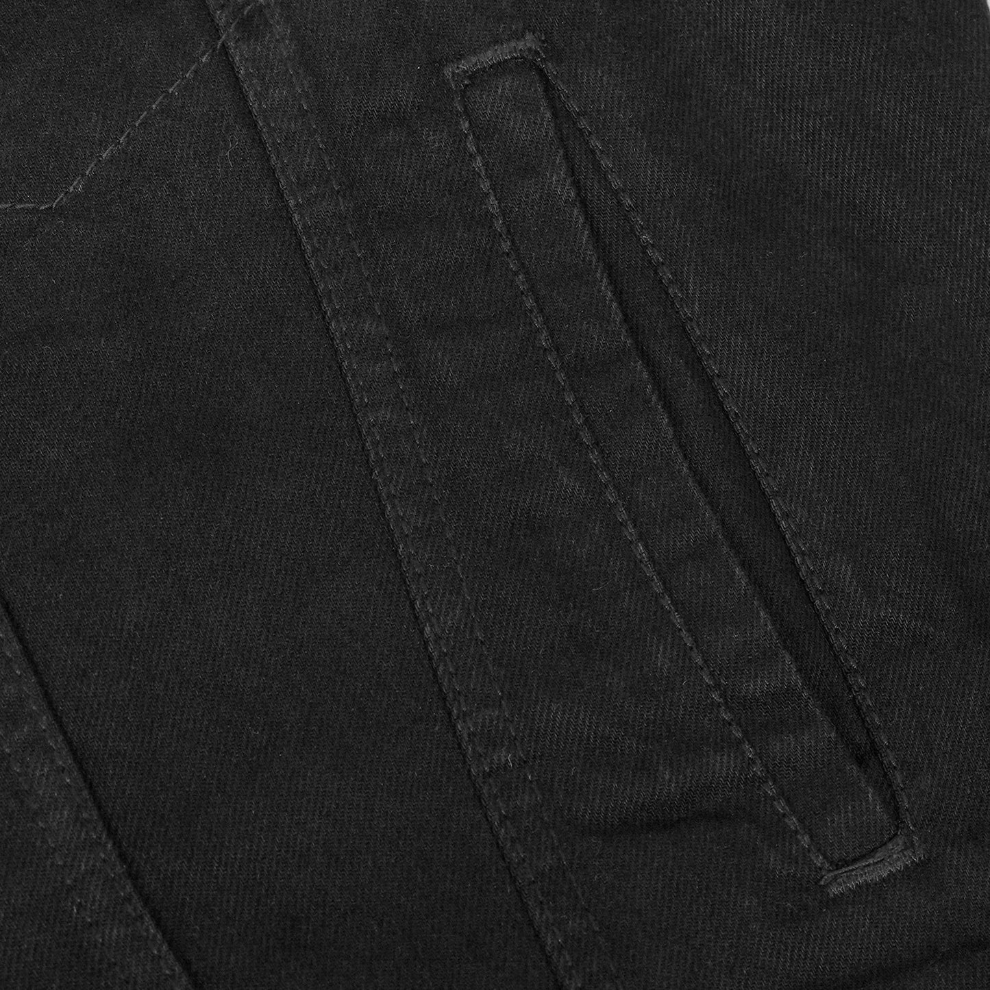 Classic Snap Front Denim Vest with Zip-Front