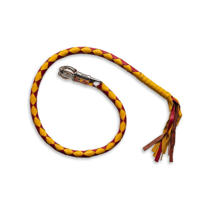 Biker’s Premium Leather Get Back Whip
