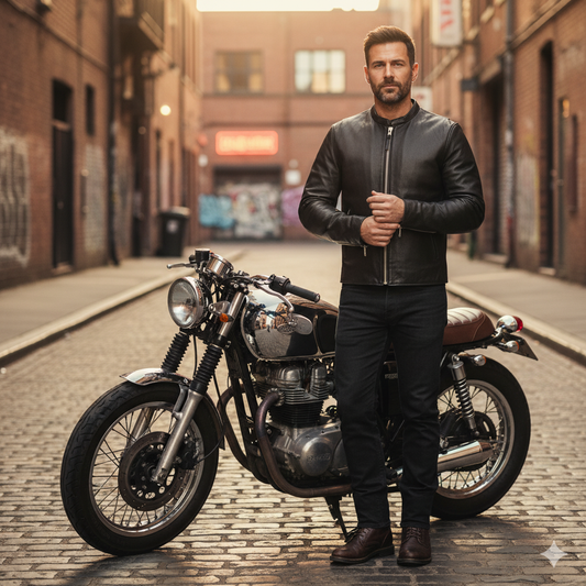 Men's Titan Motorcycle Leather Jacket
