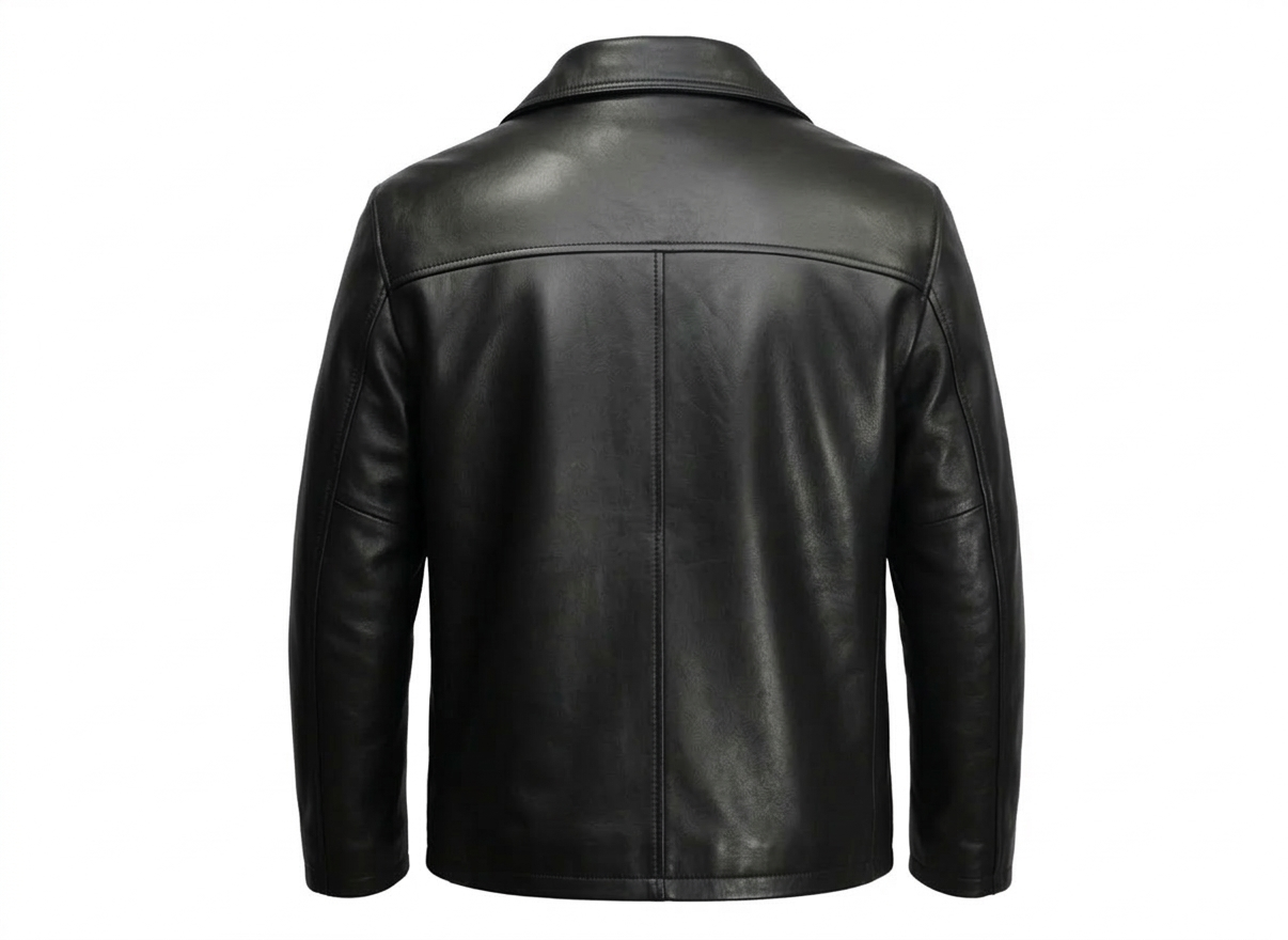 Men Shirt collar Classic Hip Lenght Jacket