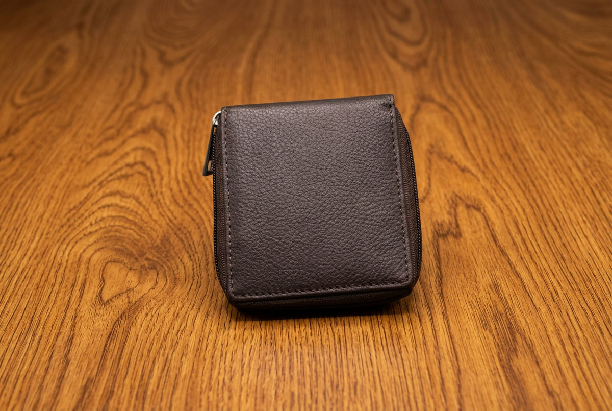 men zip-around wallet
