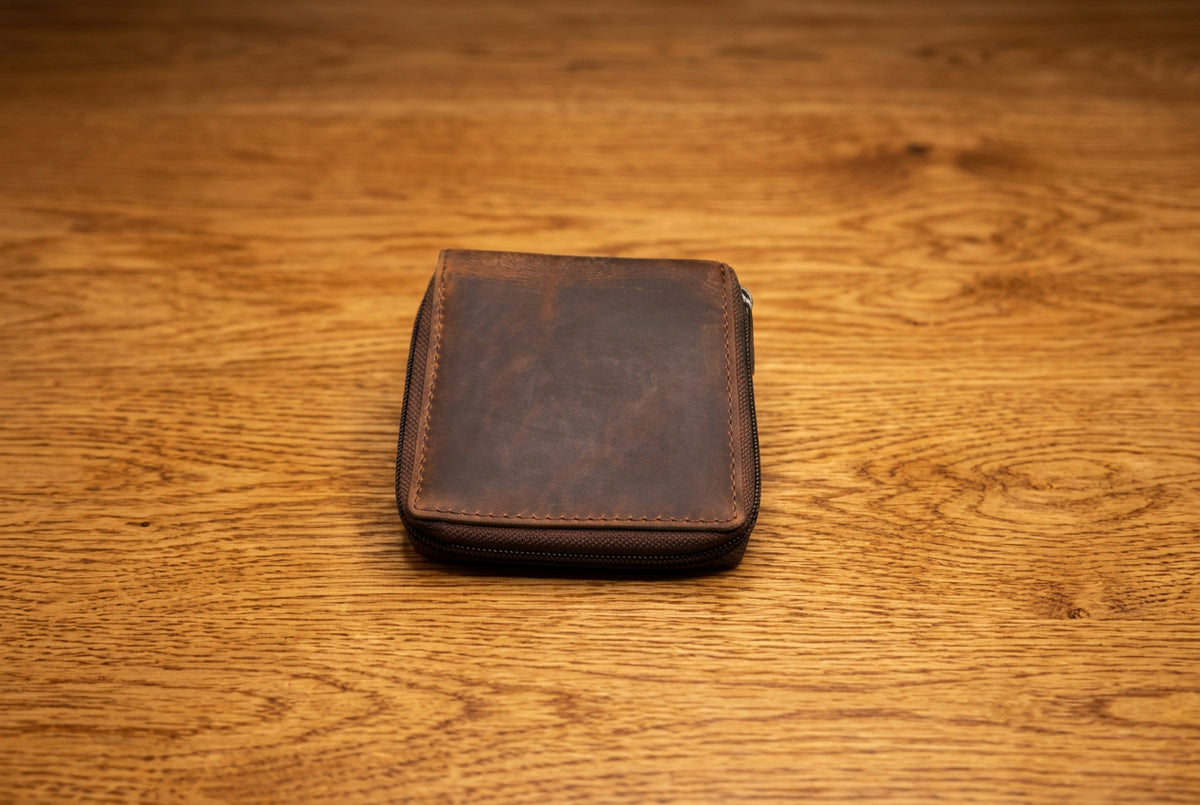 men zip-around wallet