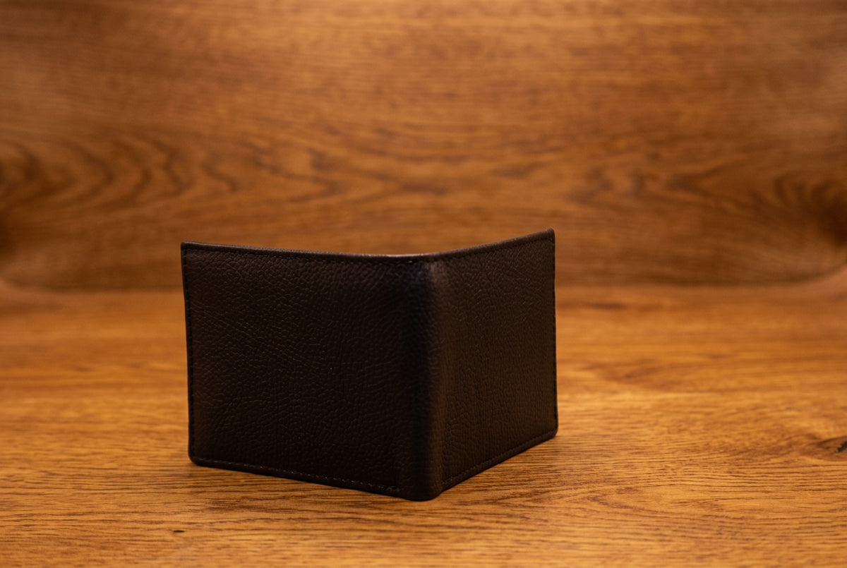 black leather men wallet