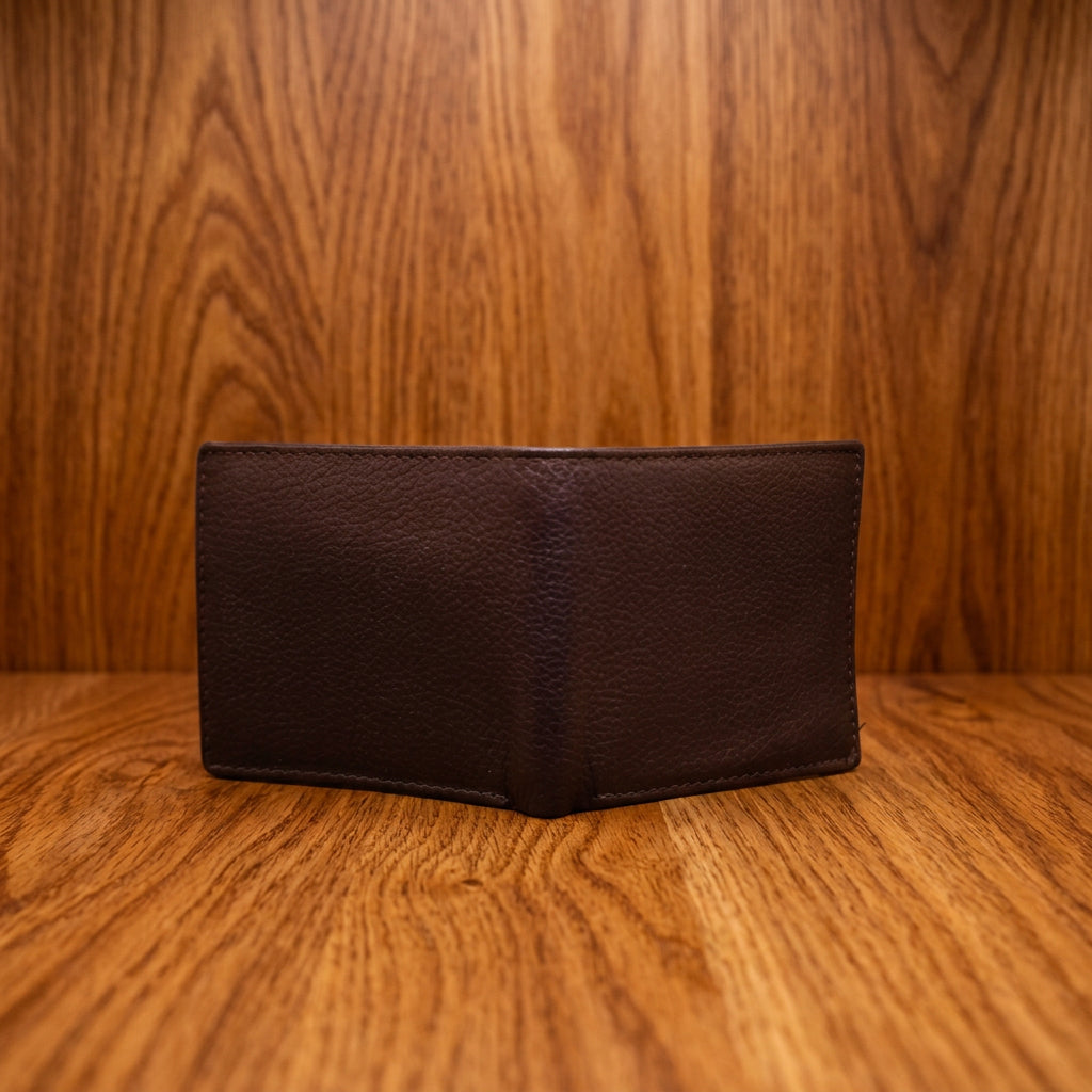 brown leather wallet