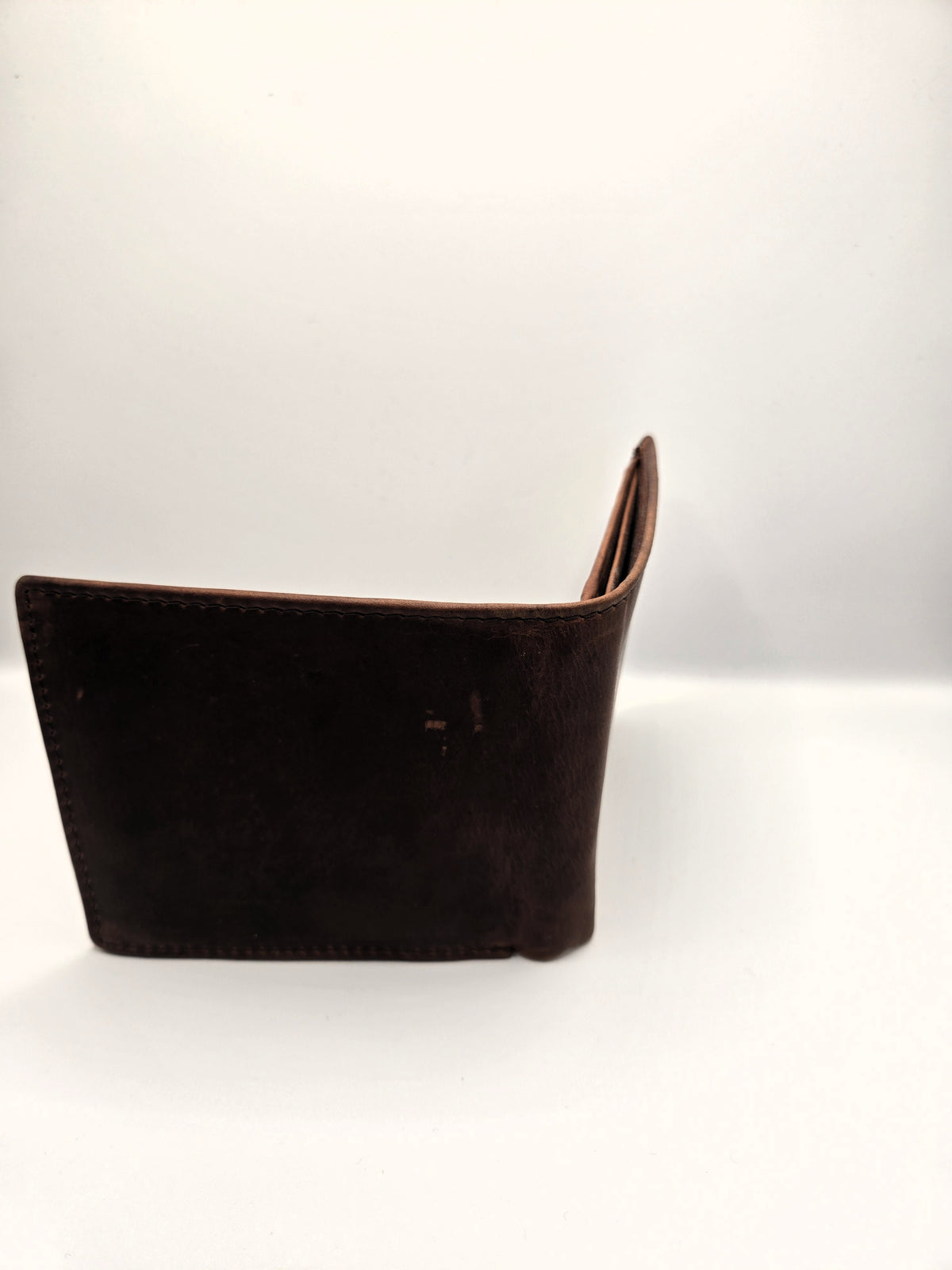 Men leather wallet with coin pocket