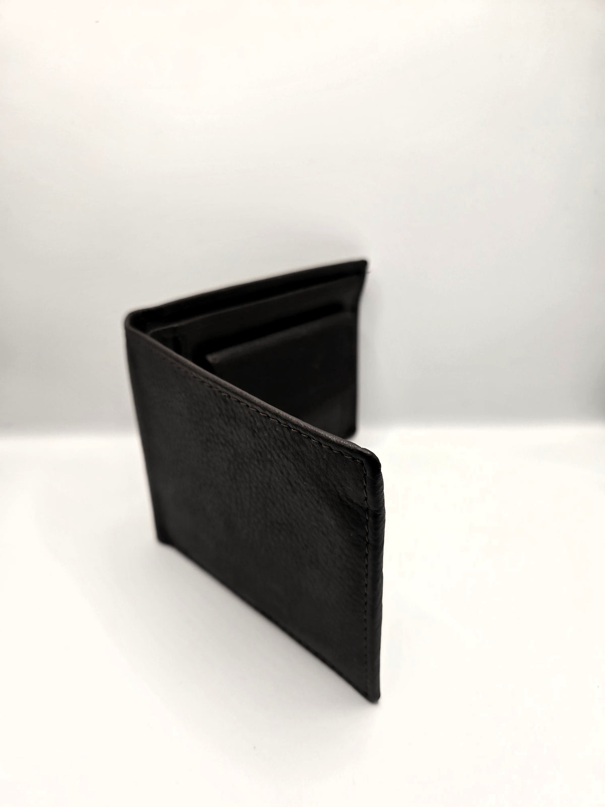 Men leather wallet with coin pocket