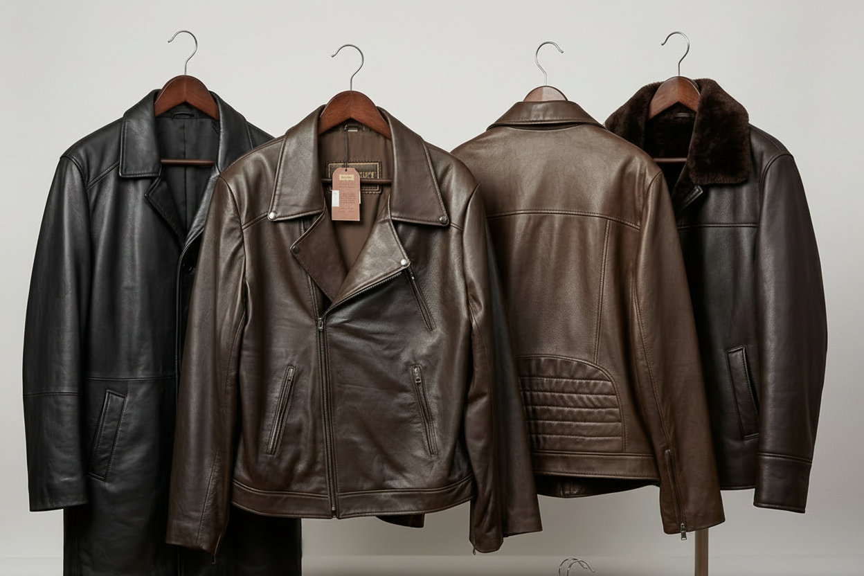 Men’s Vintage Brown Biker Leather Jacket - Premium Handcrafted Edition